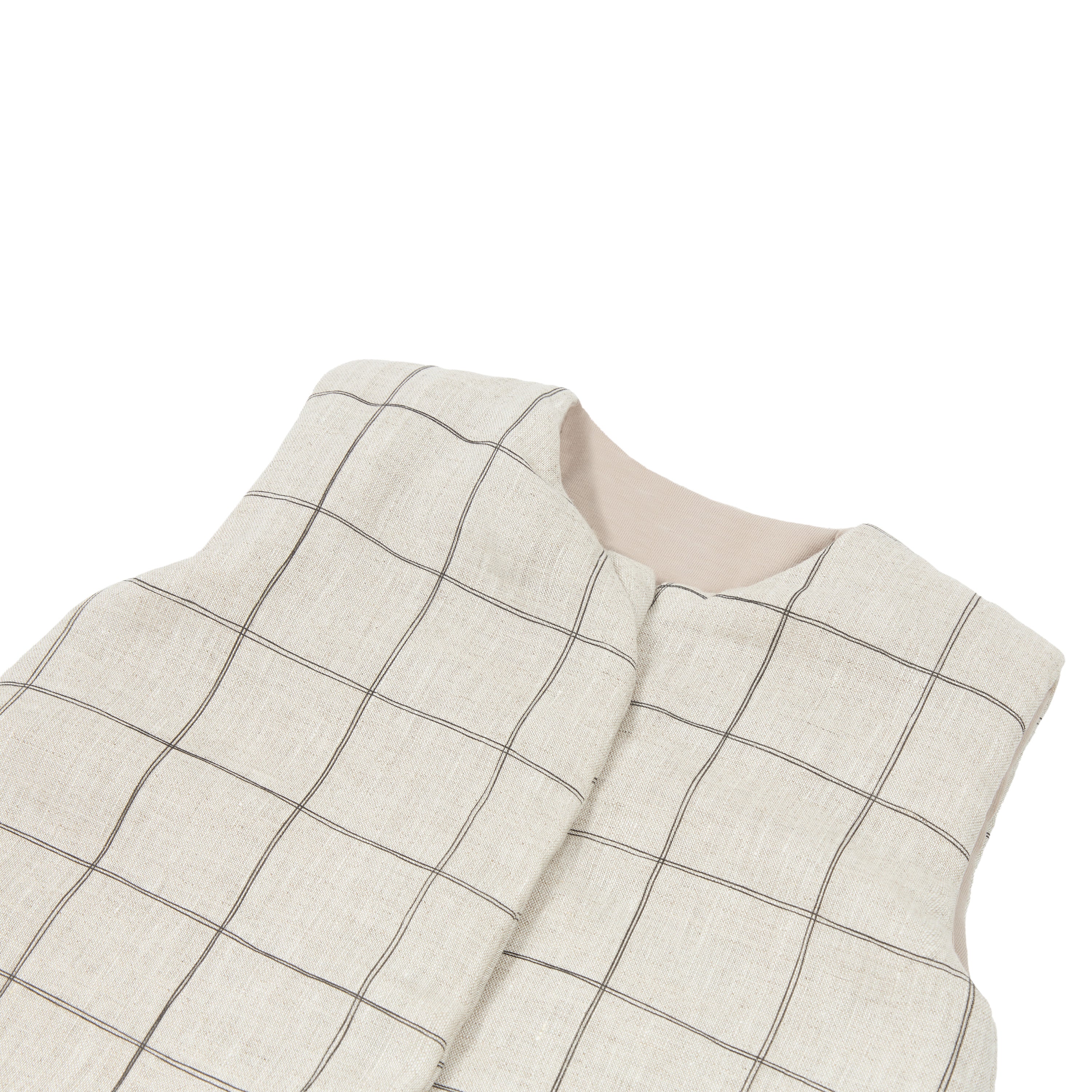 Nobodinoz Schlafsack "Lin Français" Charcoal Grid 6-18 Monate - Image 2