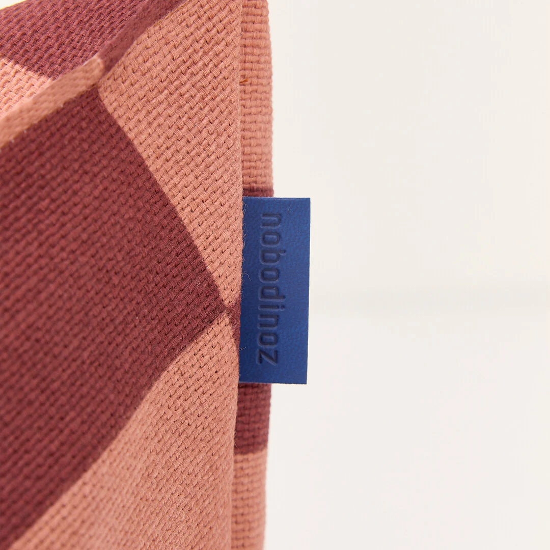 Nobodinoz Sitzsack-Sessel Vibes 68x60x40 | Bordeaux Fliesen - Image 4