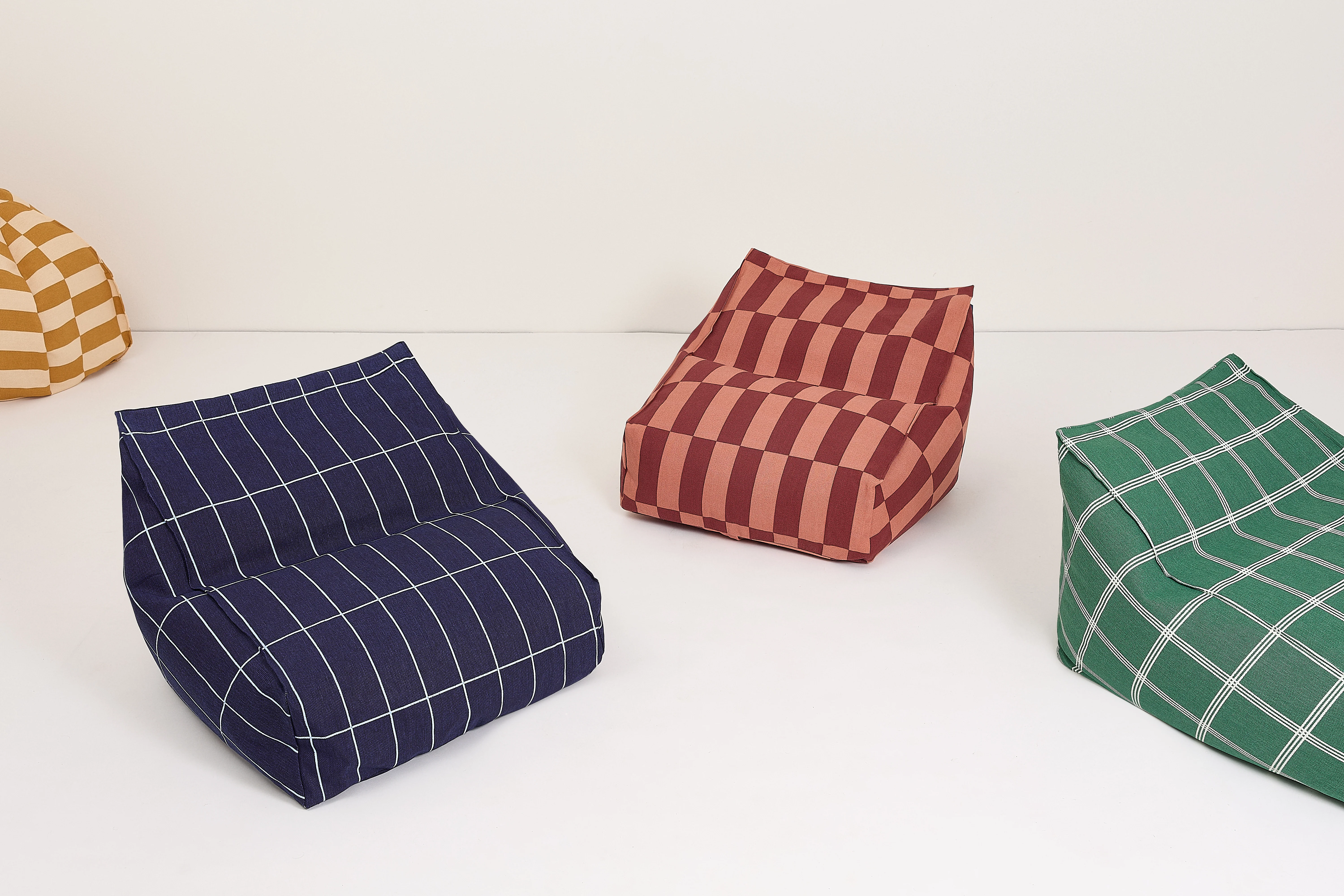 Nobodinoz Sitzsack-Sessel Vibes 68x60x40 | Bordeaux Fliesen - Image 6