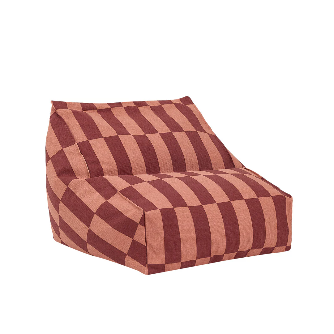 Nobodinoz Sitzsack-Sessel Vibes 68x60x40 | Bordeaux Fliesen - Image 7
