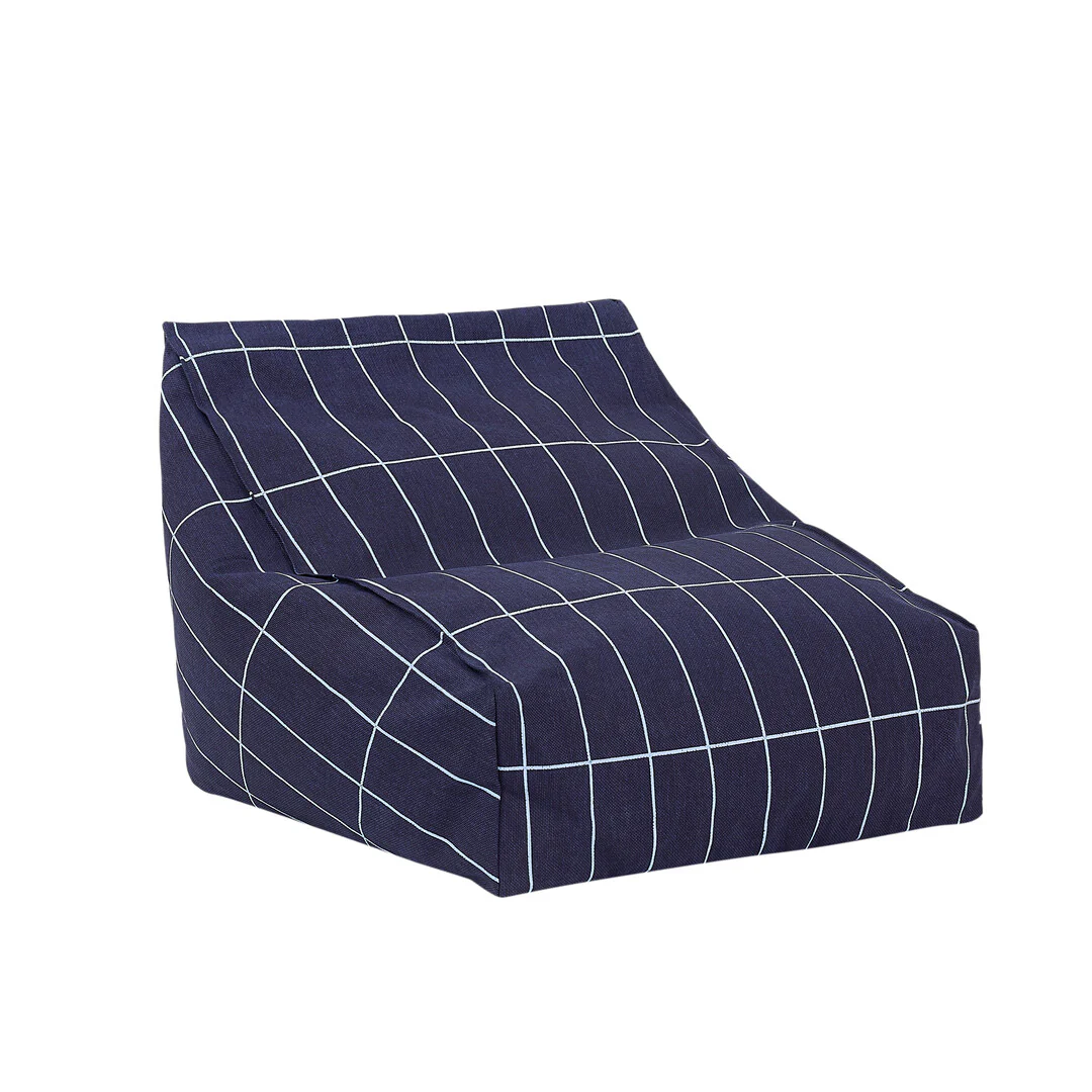 Nobodinoz Sitzsack-Sessel Vibes 68x60x40 | Navyblau Gitter - Image 6