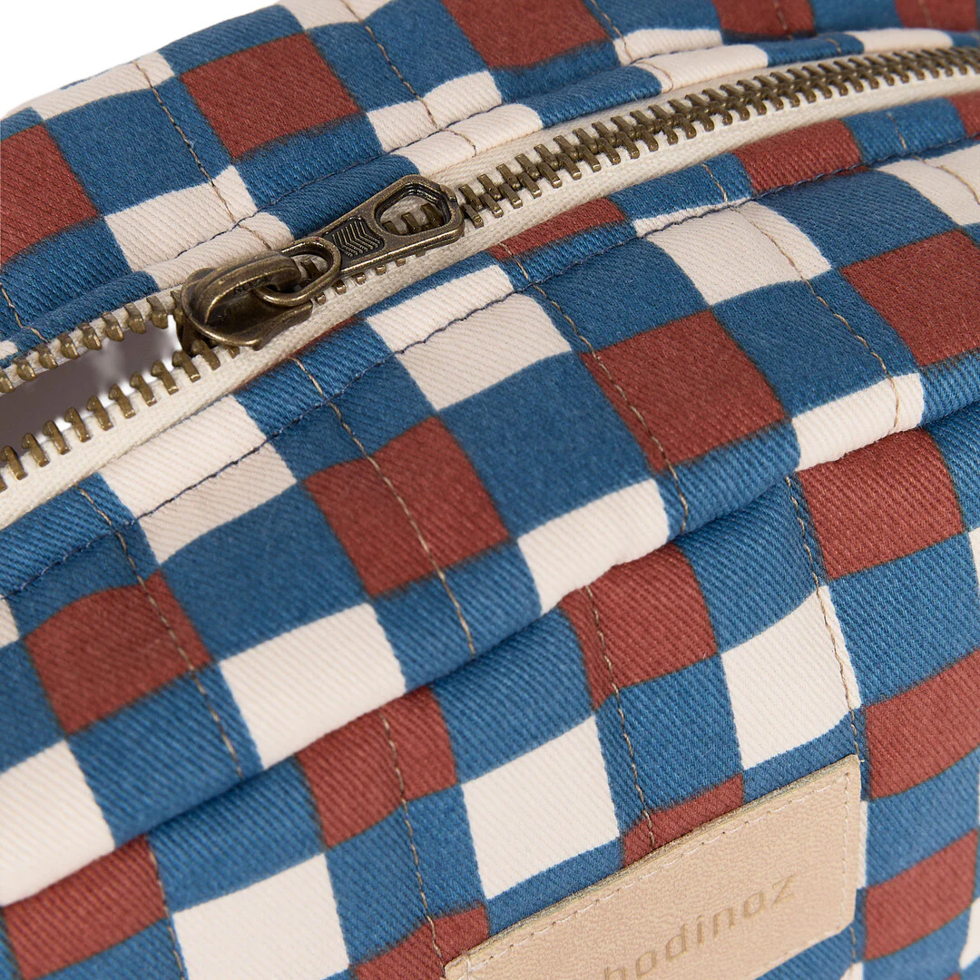 Nobodinoz Kosmetiktasche Hyde Park | Blue Red - Image 2