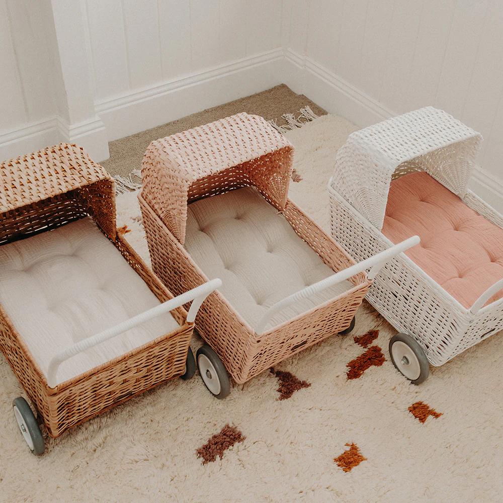 Olli Ella Puppenwagen "Strolley" Seashell Pink - Image 3