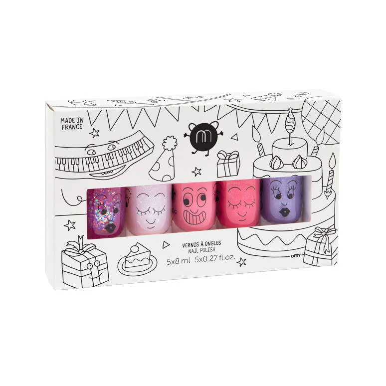 Nailmatic Nagellack "Party" 5-er Set | Polly Cookie