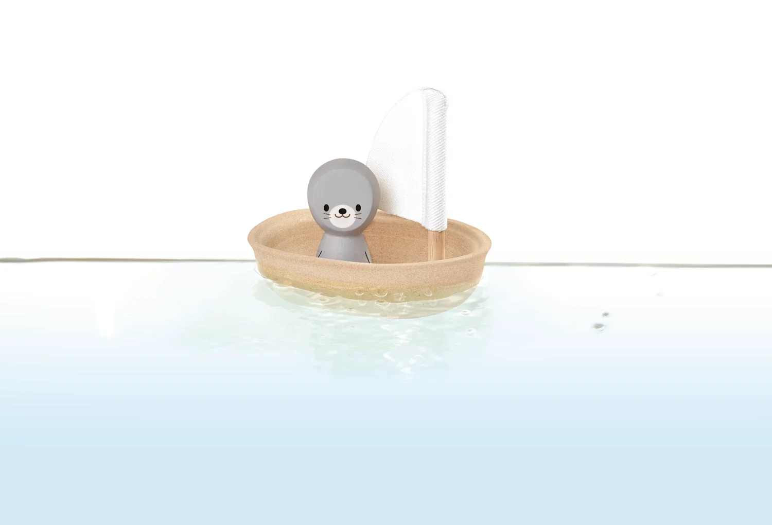 PlanToys Segelboot Robbe Natur - Image 2