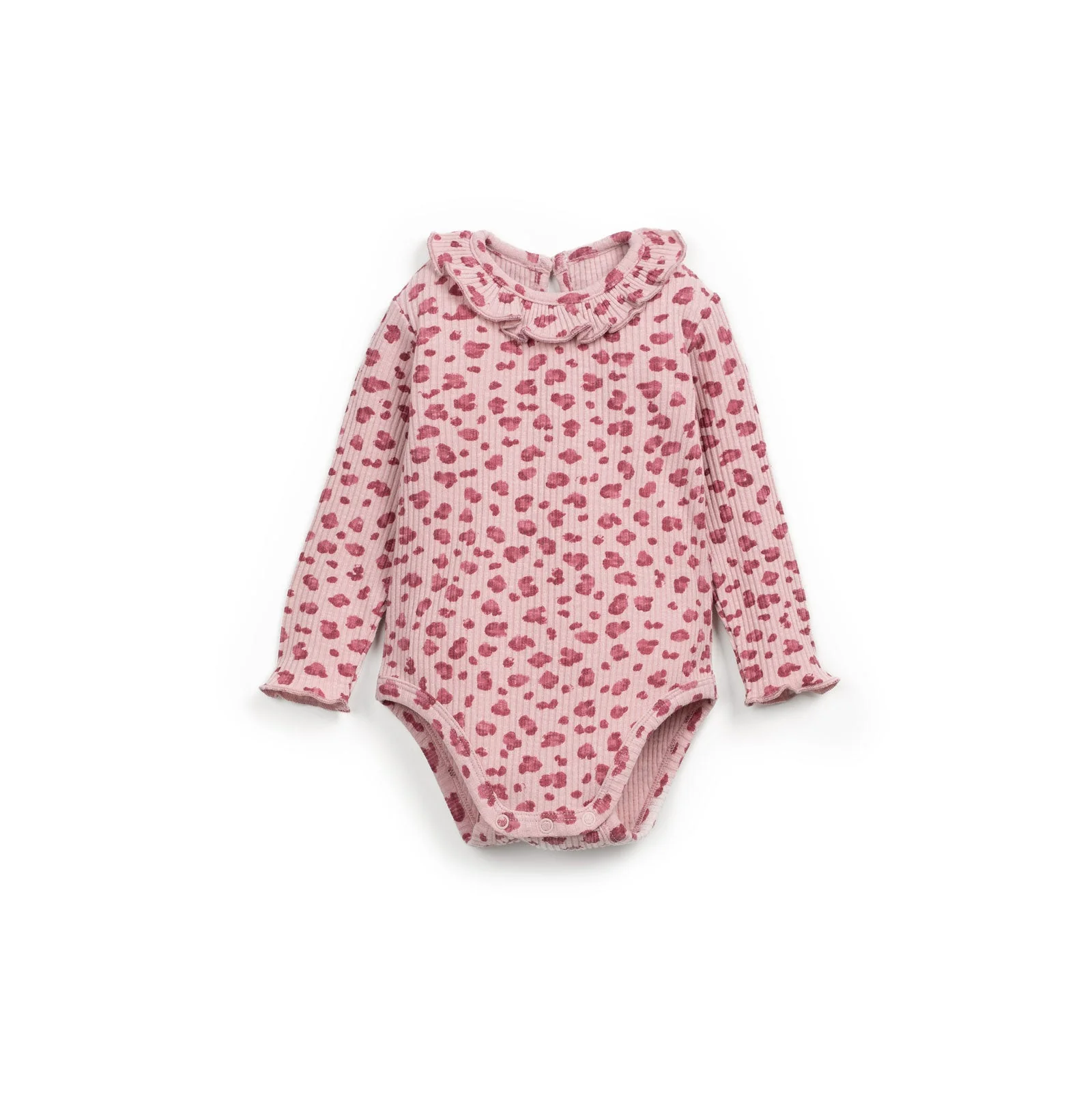Play up Body mit Print “Rib Flamé” | Rose
