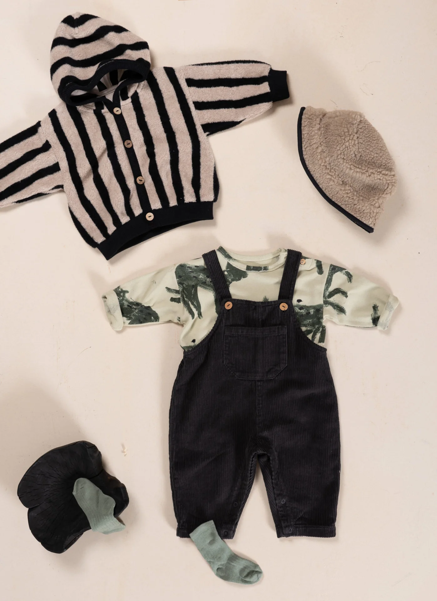 Play Up Cord Jumpsuit Shadow - Image 3