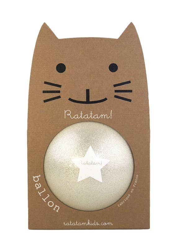 Ratatam Ball | Silberner Luftballon 15 cm