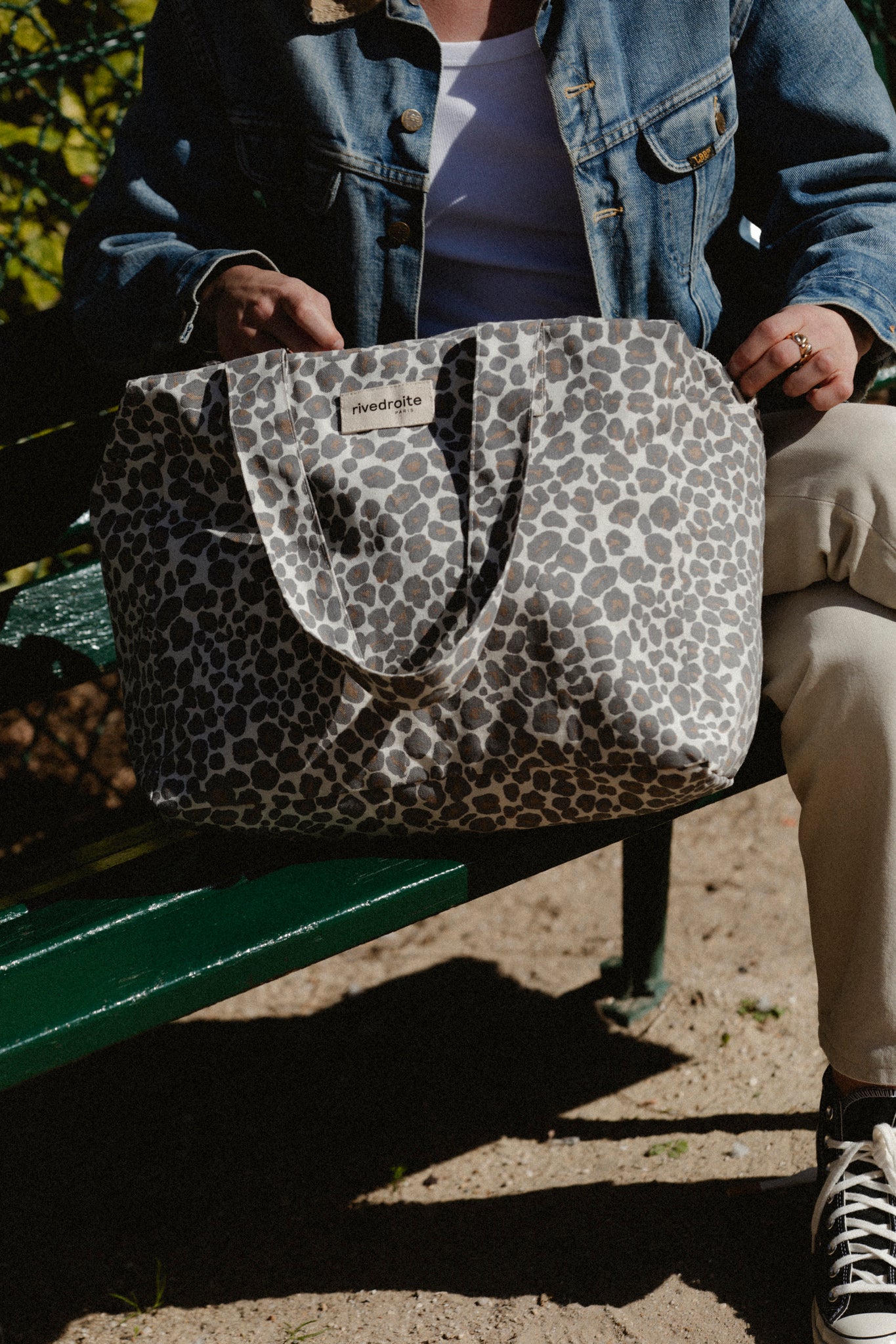 Rive Droite Wickeltasche "Darcy" Leopard Grey - Image 3