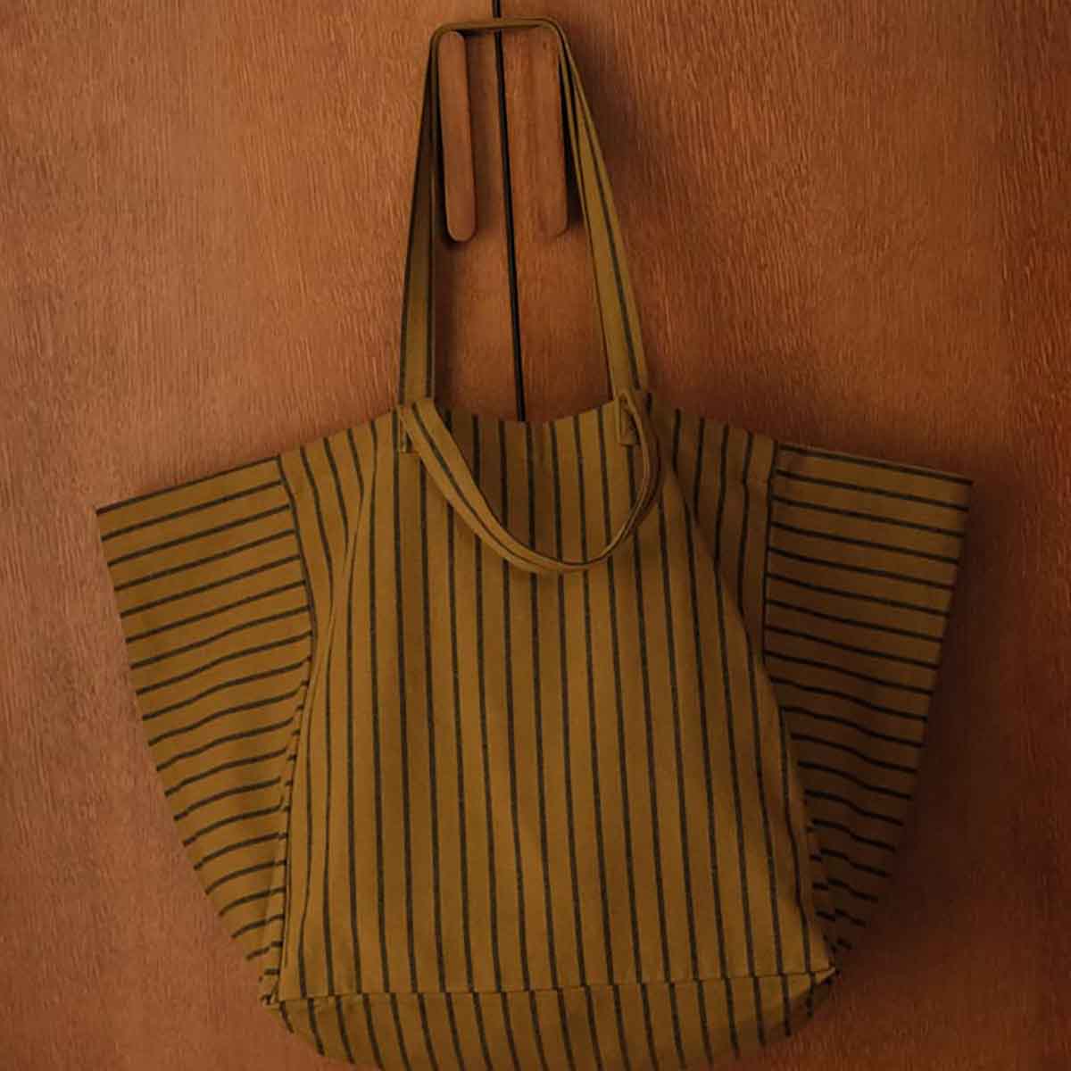 Rose in April Tasche "Elisa" | Olive gestreift - Image 3