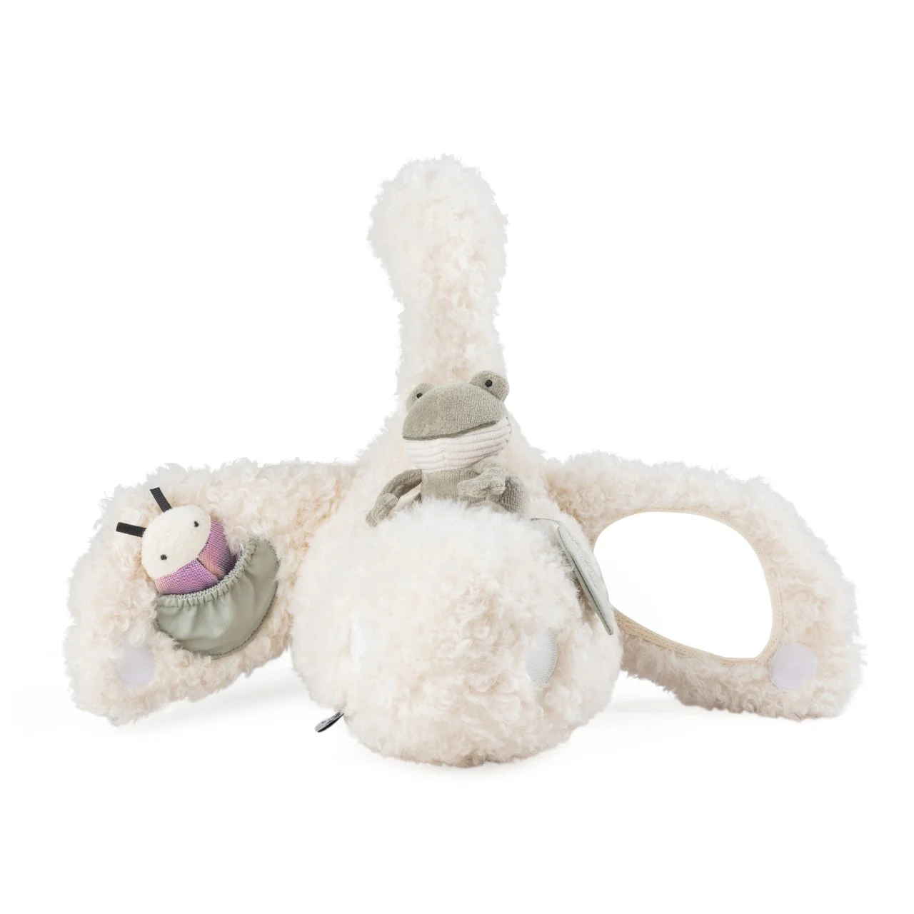 Sebra Aktivitäts-Spielzeug, Schwan mit Frosch | Beige - Image 2