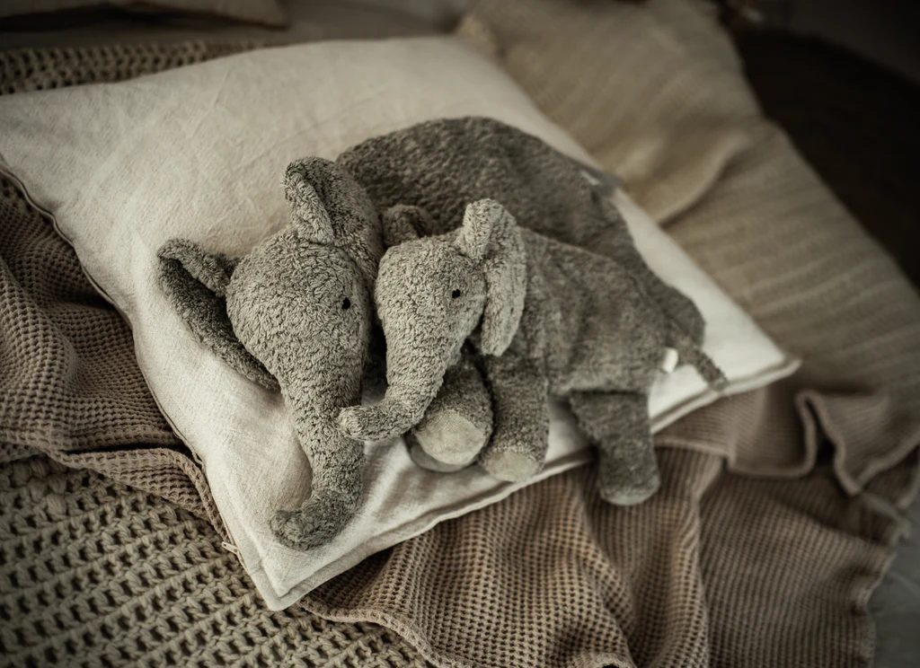 Senger Kuscheltier/Wärmekissen Elefant klein | Grau - Image 4