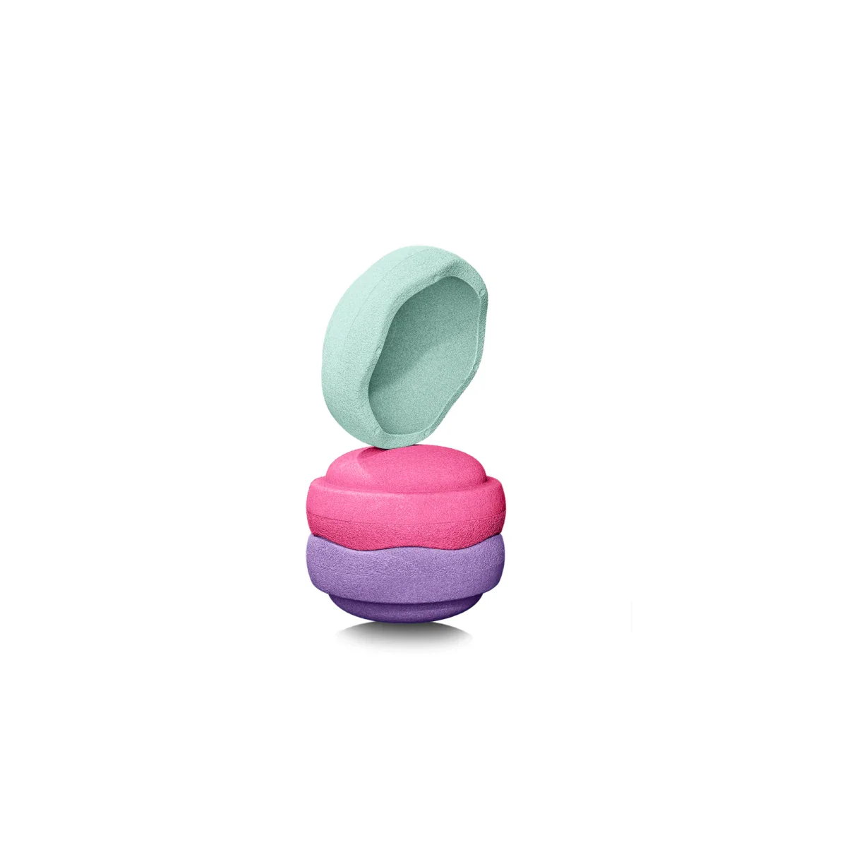 Stapelsteine "Fresh" 3er Set | Mint, Pink & Violett - Image 3