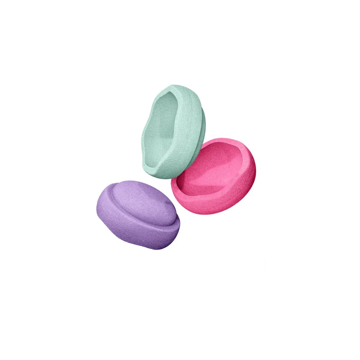 Stapelsteine "Fresh" 3er Set | Mint, Pink & Violett - Image 4