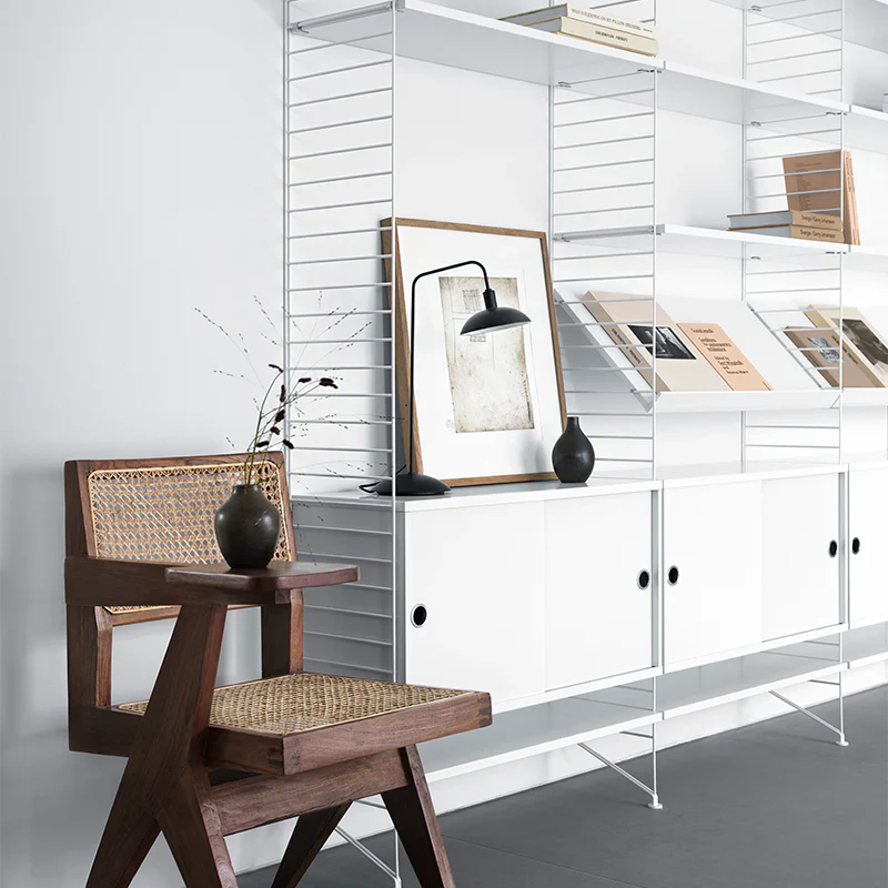 String Furniture Bodenleiter "System" 200x30 cm | Weiss - Image 3