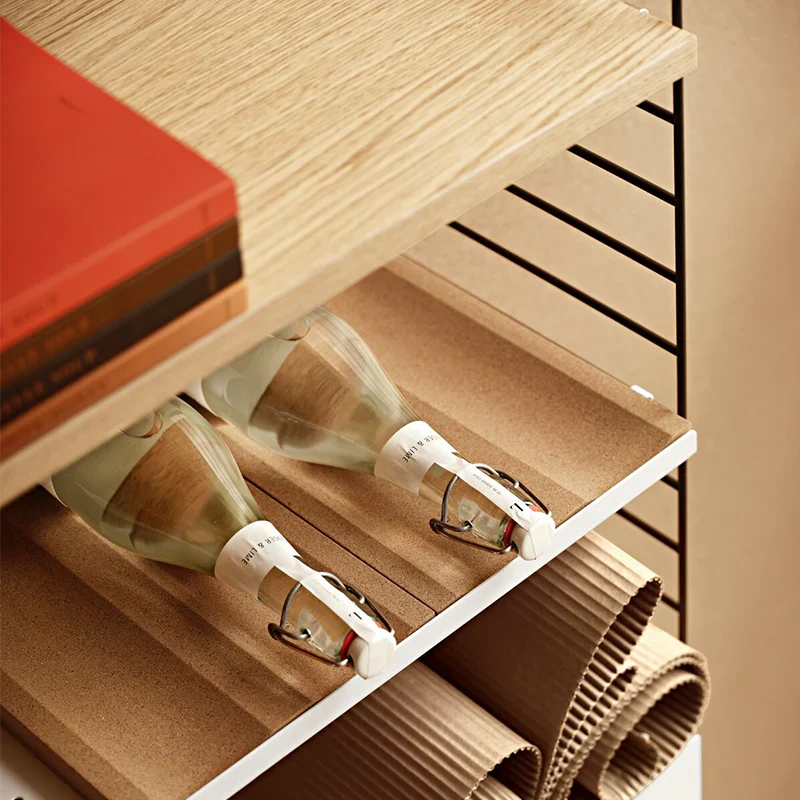 String Furniture Regalboden "System" 78x30 cm 3er Pack | Eiche - Image 2