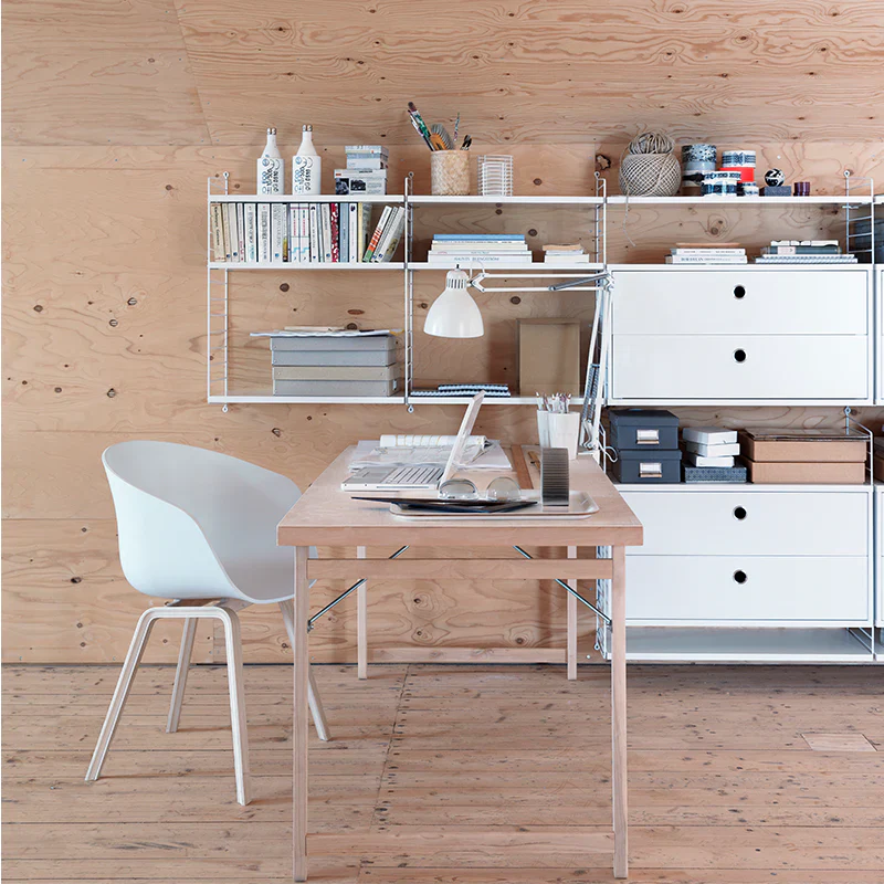 String Furniture Schrankelement mit Schubladen "System" 78x30 cm | Weiss - Image 2