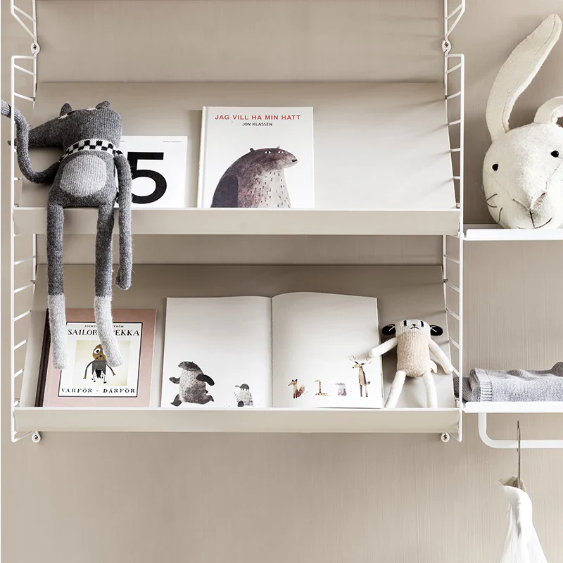 String Furniture Zeitschriftenablage "System" 78x30 cm | Beige - Image 2