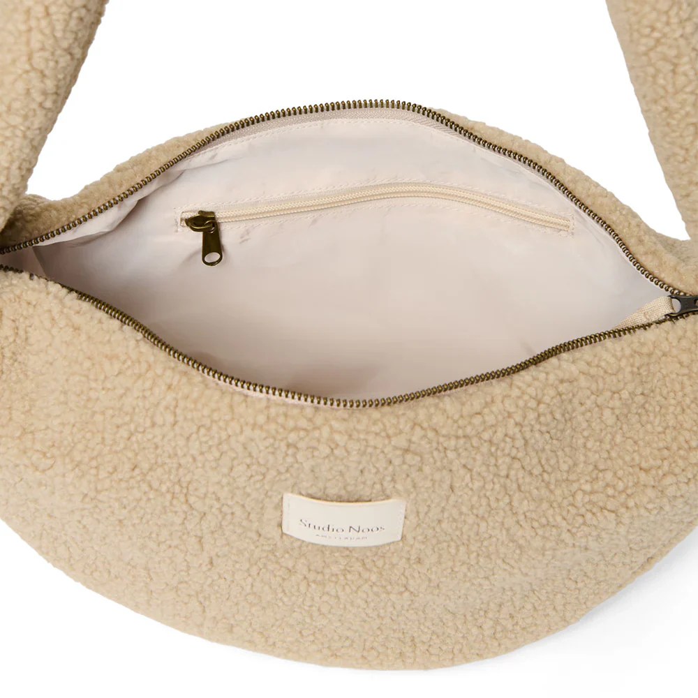Studio Noos Mini Crossbody Bag "Teddy" Ecru - Image 3