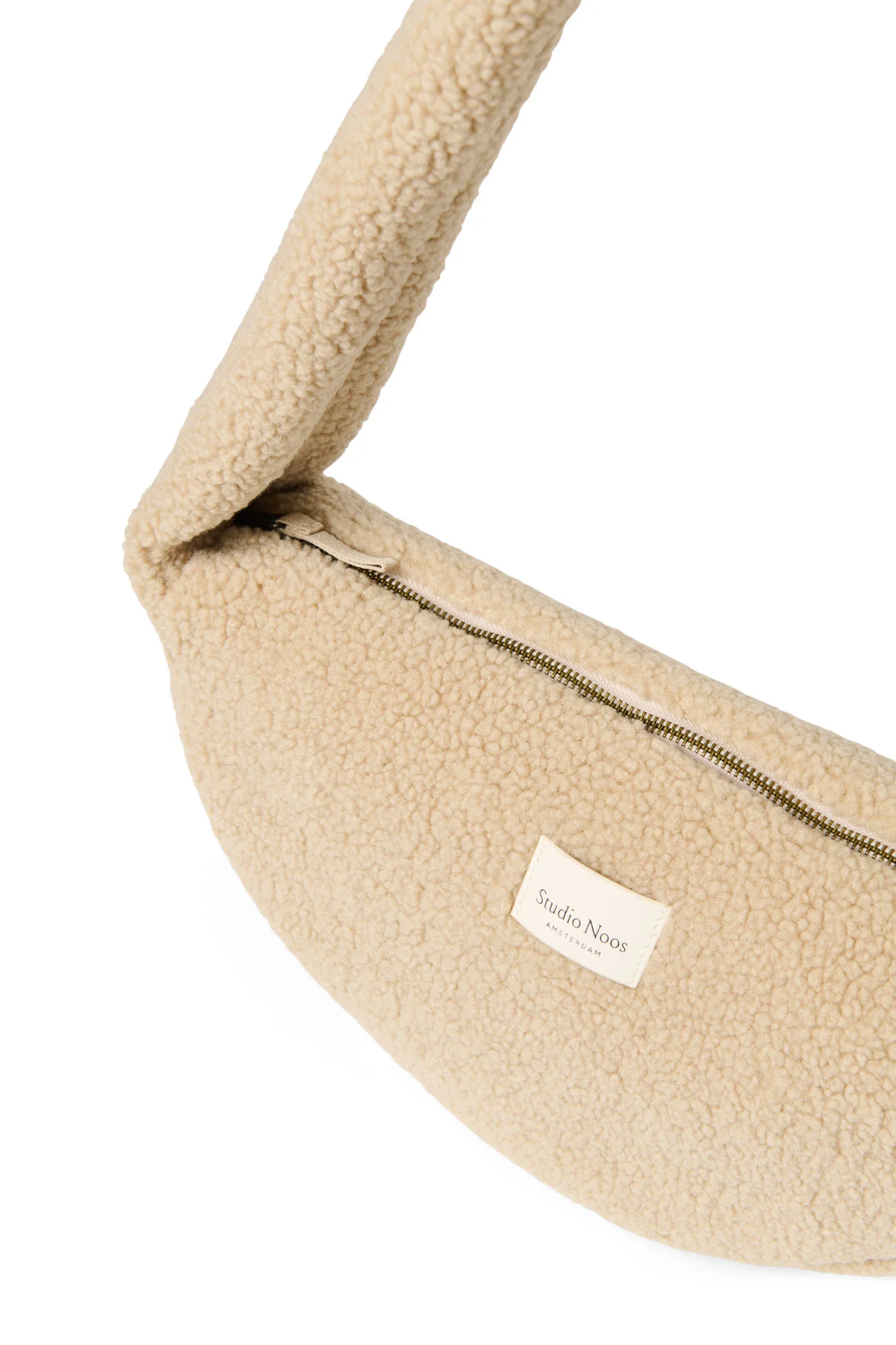 Studio Noos Mini Crossbody Bag "Teddy" Ecru - Image 4
