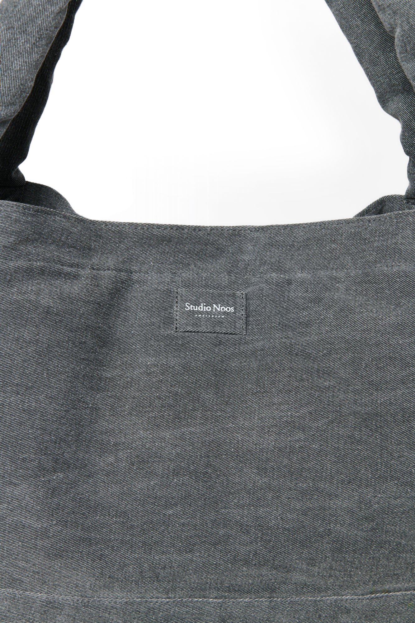 Studio Noos Denim Tasche "Mom Bag" | Grey - Image 4