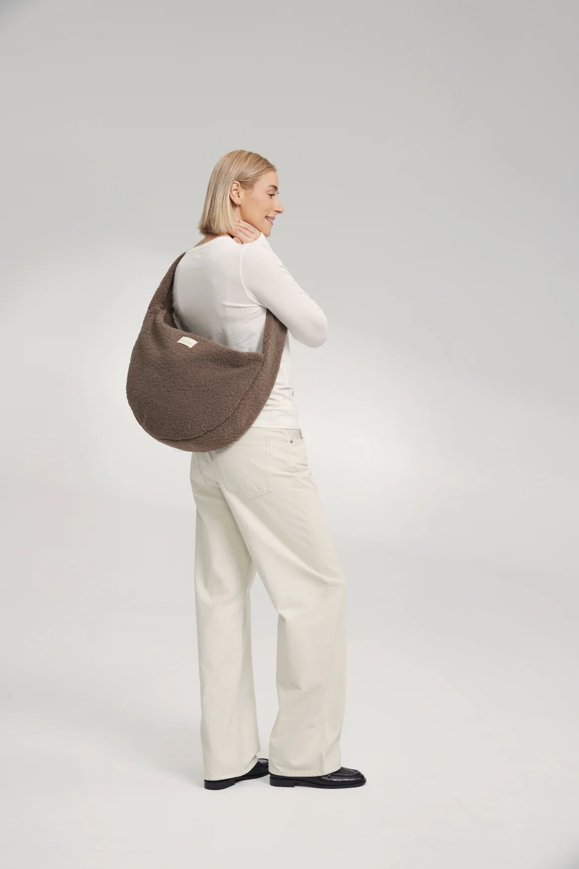 Studio Noos Teddy Umhängetasche "Cross Body Bag" | Brown - Image 10