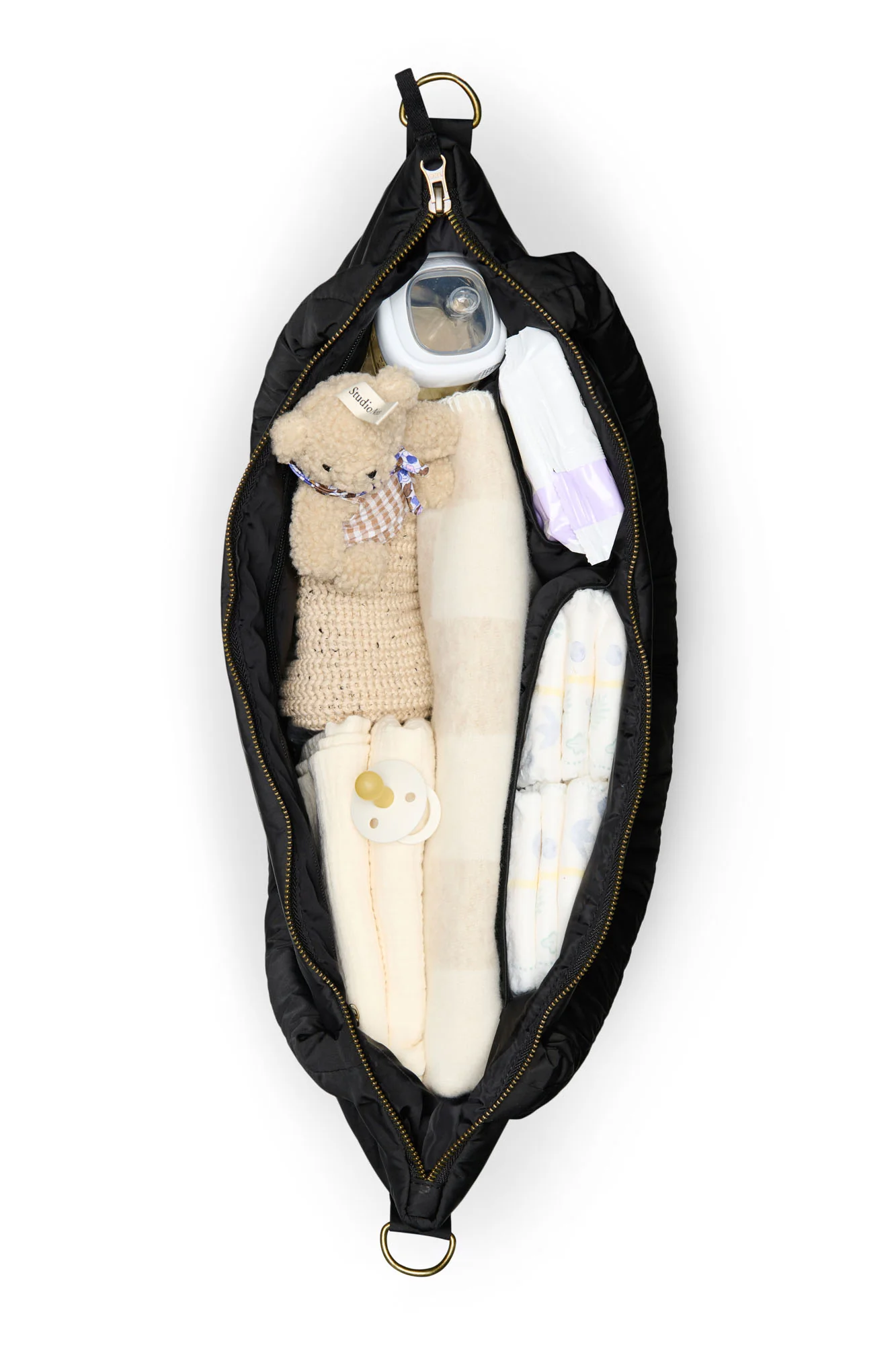 Studio Noos Wickeltasche "Puffy" | Black - Image 3