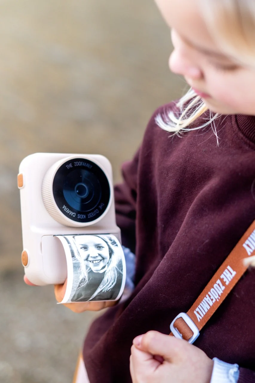 The Zoofamily Kinder-Kamera P2- Zoo Print Deer | braun - Image 4
