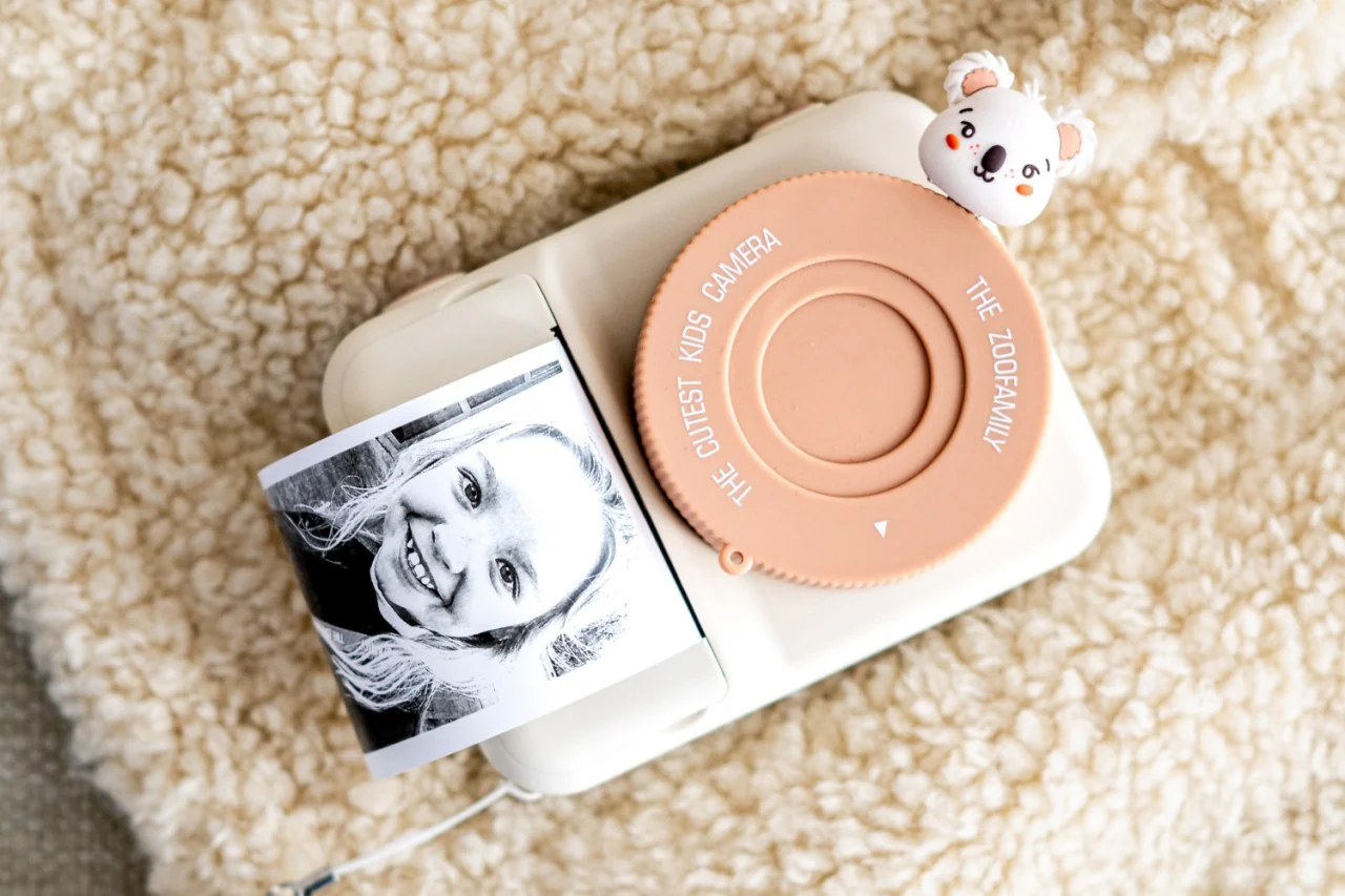 The Zoofamily Kinder-Kamera P2- Zoo Print Koala | weiss - Image 4
