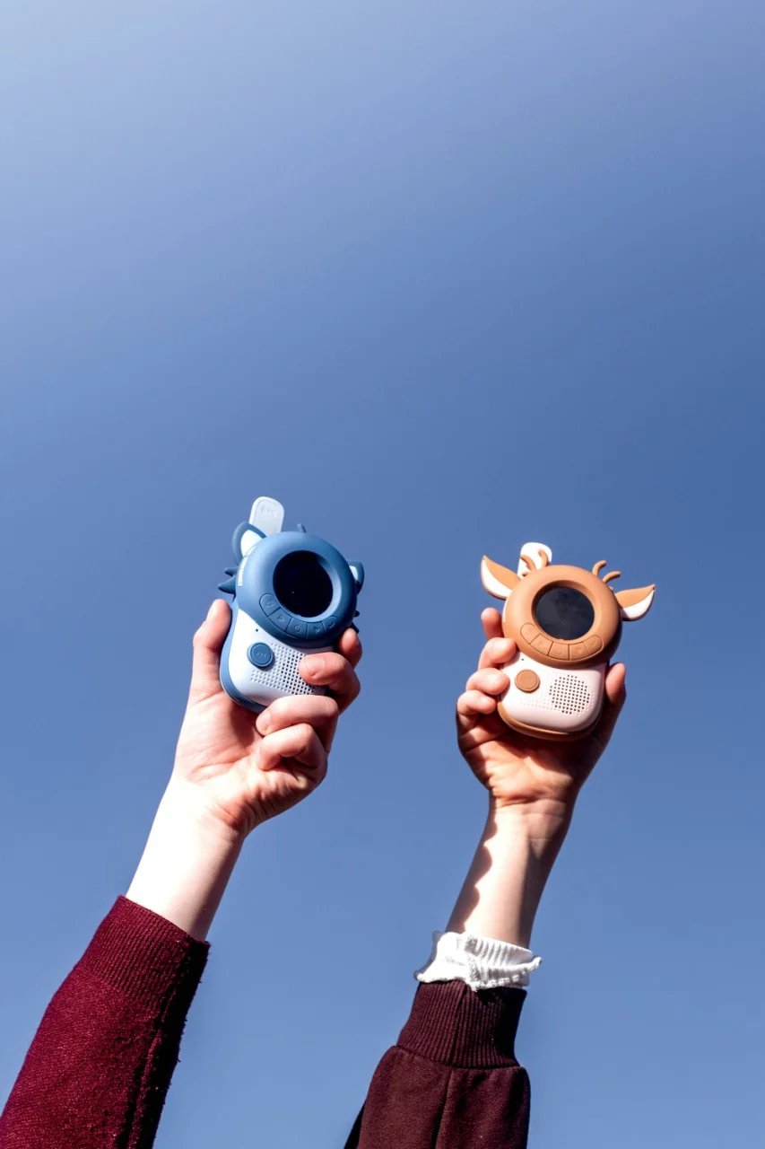 The Zoofamily Zoo Walkie Talkie mixed - Racoon- Deer | blau/braun - Image 4
