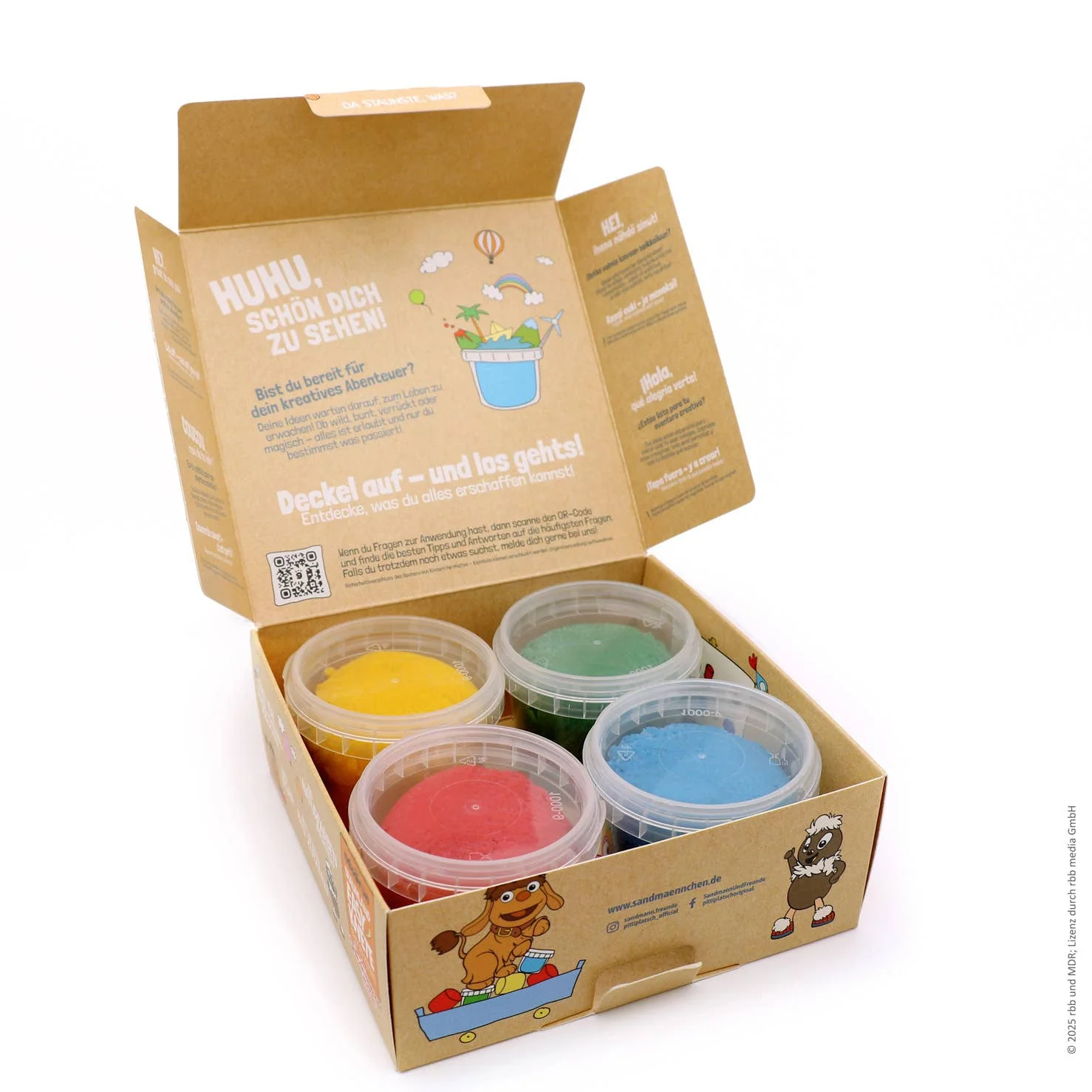 Neongrün Bio-Knete vegan 4er Set "Traumland" - Image 4