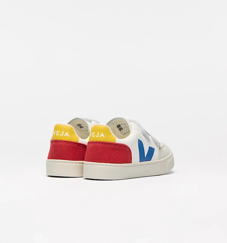 Veja Sneaker Small V-12 "Leather" | White Multico Pepper - Image 3