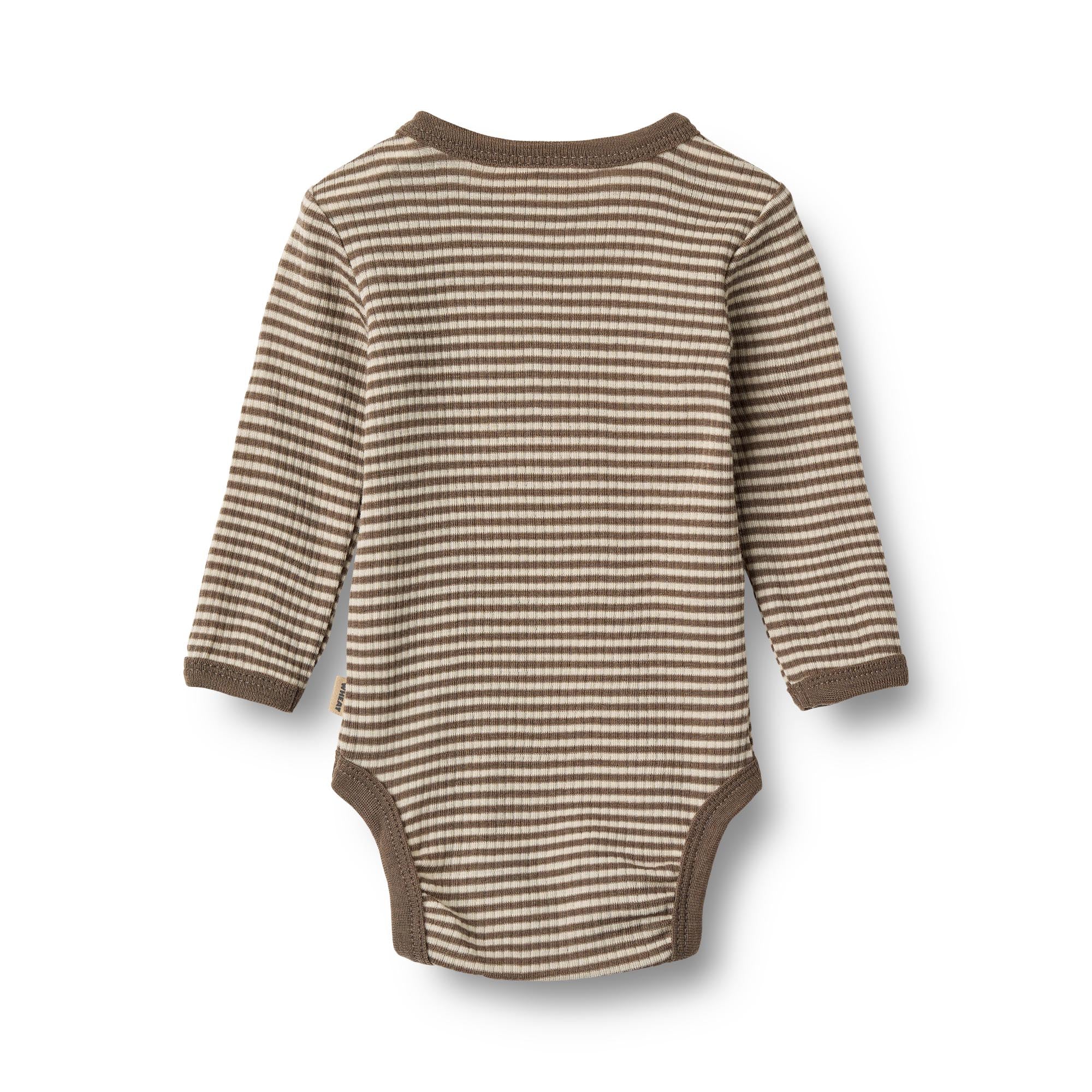 Wheat Body Merino Wolle "Lucca" Wood Stripe - Image 2