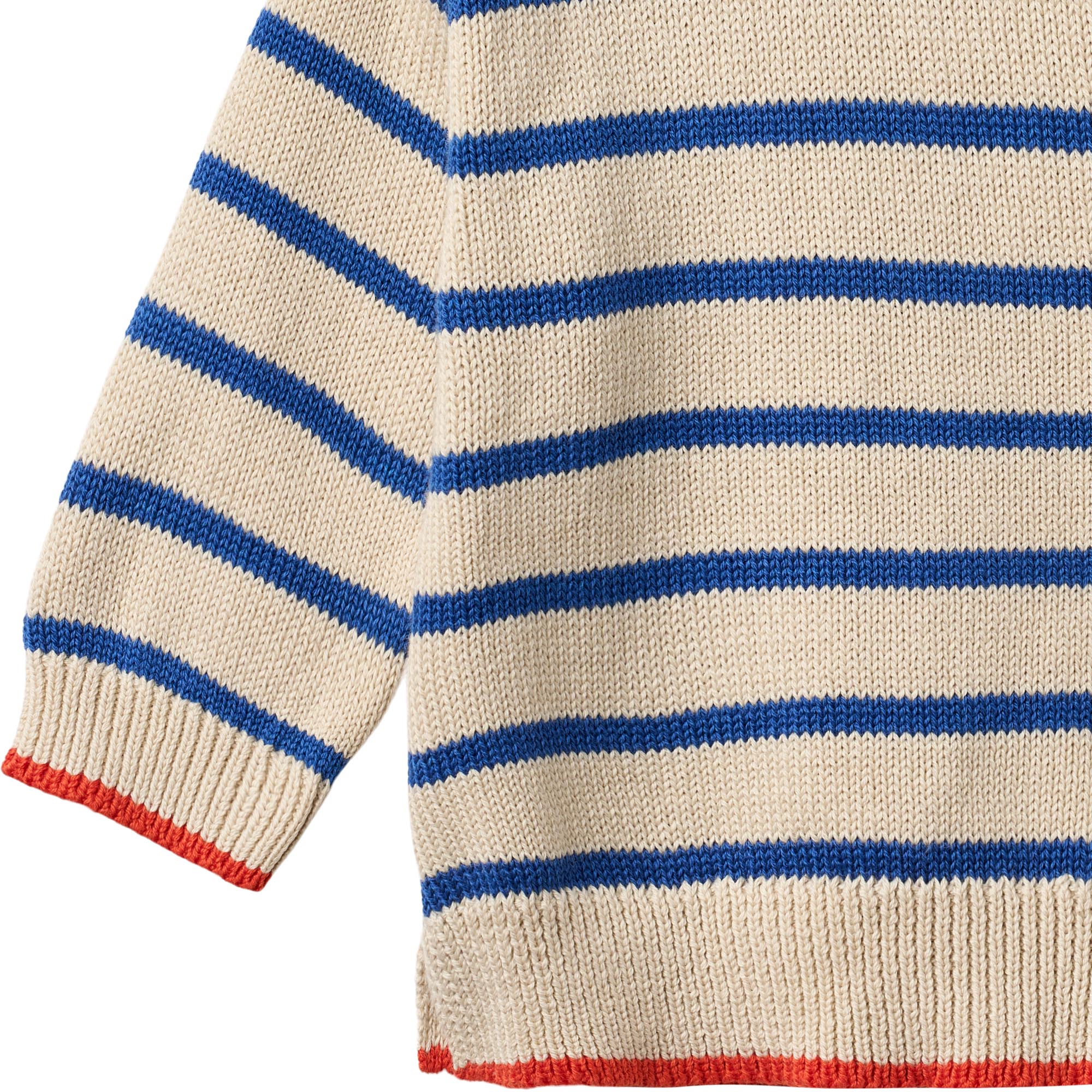 Wheat Strickpullover "Morgan" | True Blue Stripe - Image 2