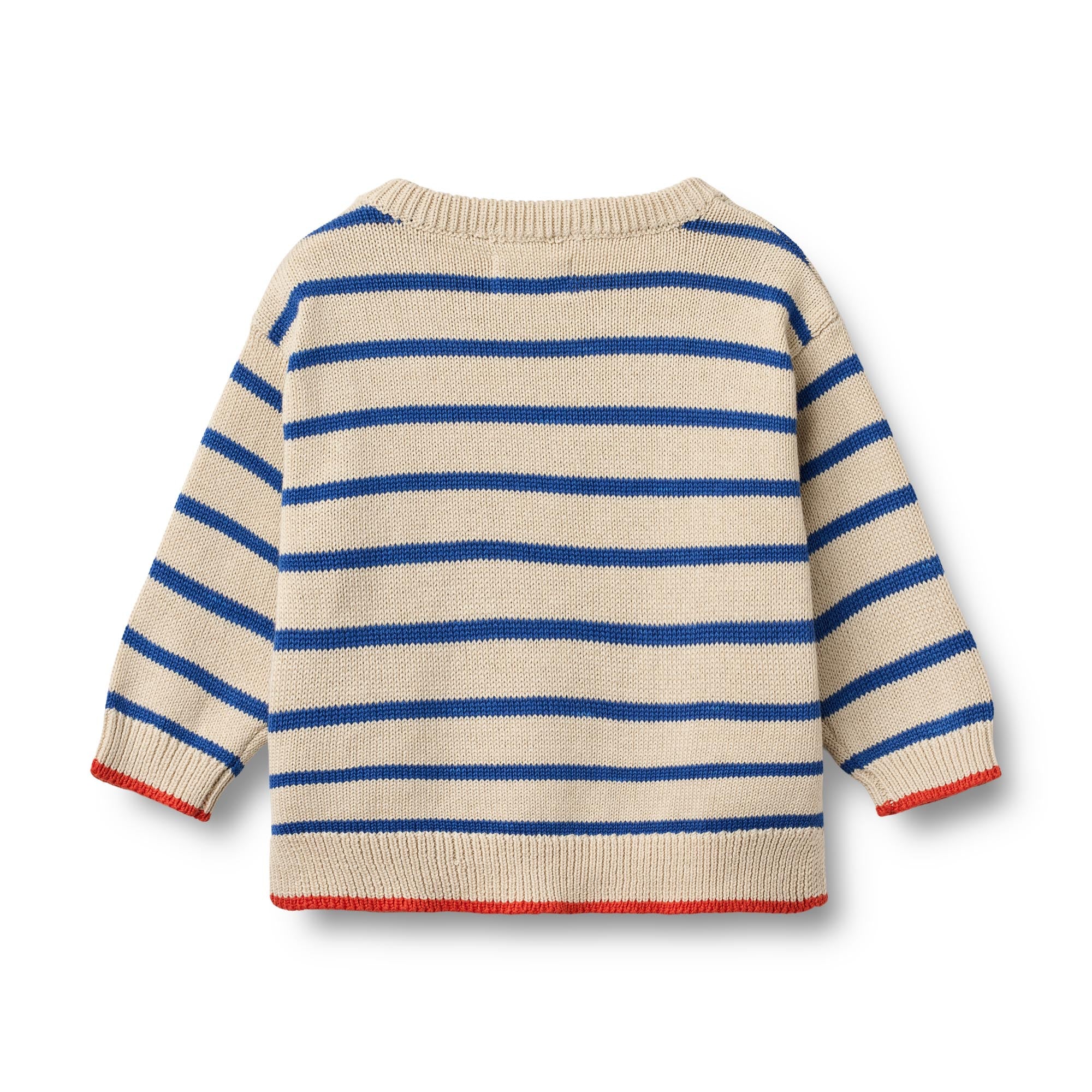 Wheat Strickpullover "Morgan" | True Blue Stripe - Image 3