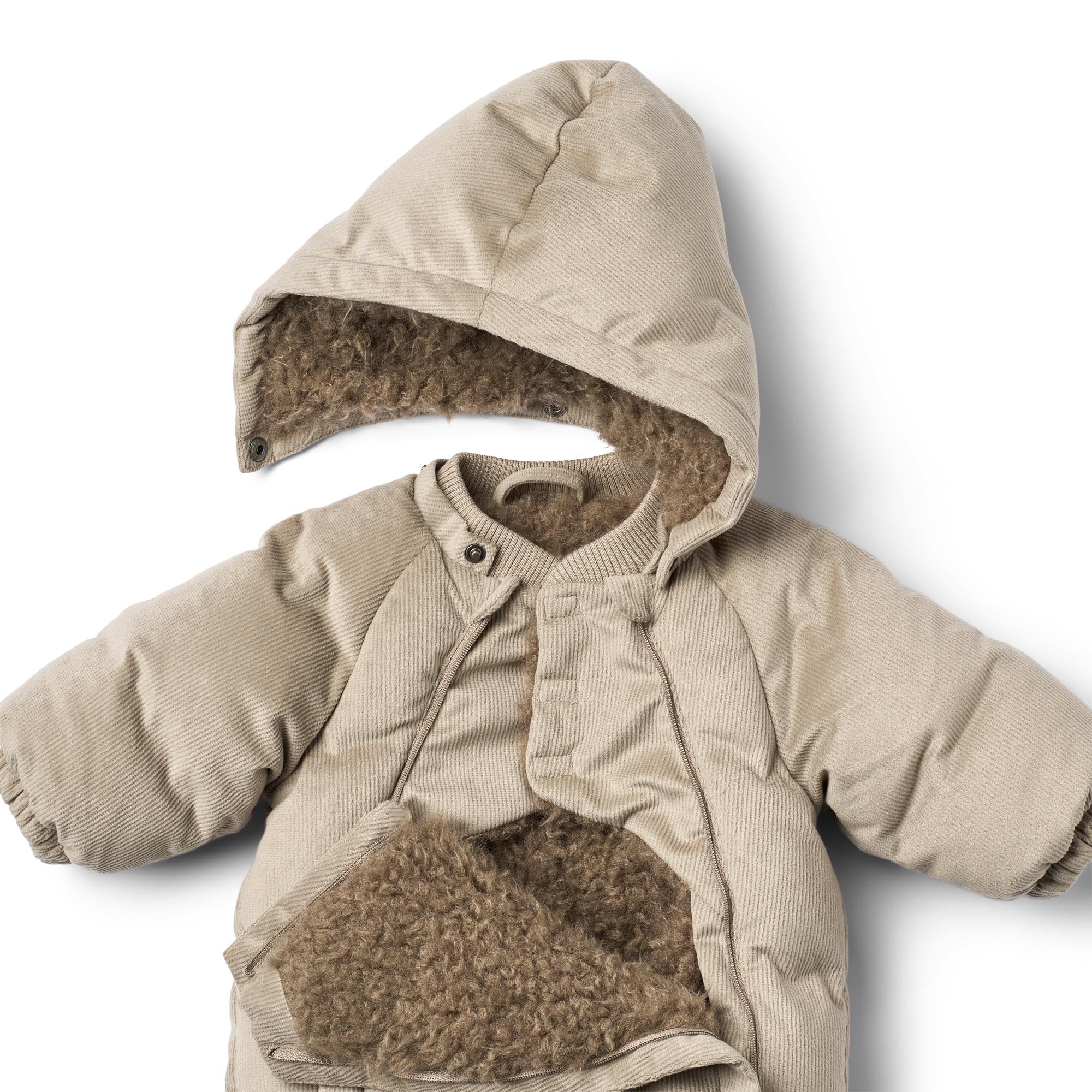 Wheat Outerwear Baby Outdoor-Anzug "Nallo" | Grey Stone - Image 5
