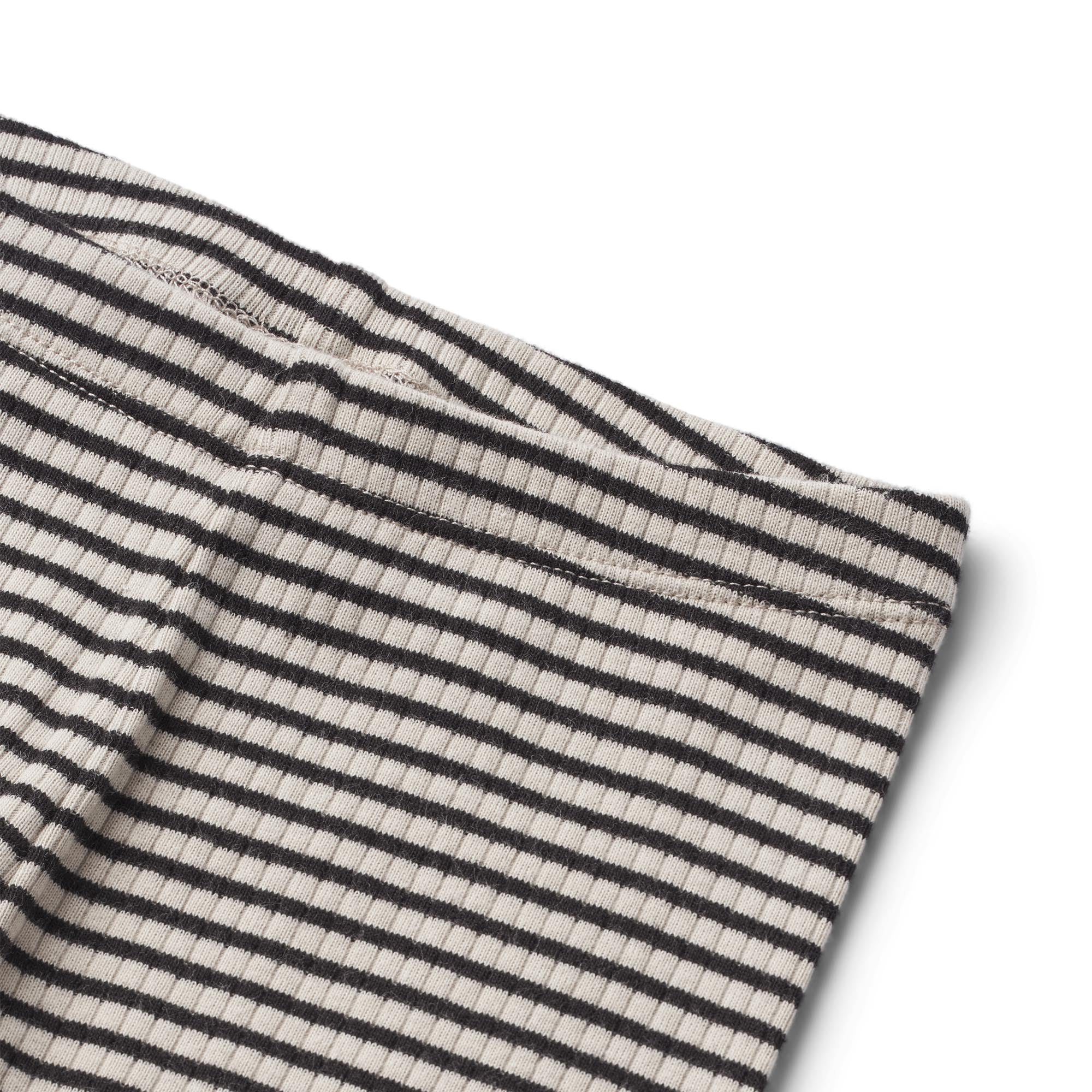 Wheat Rib Leggins "Jules" Black Stripe - Image 3